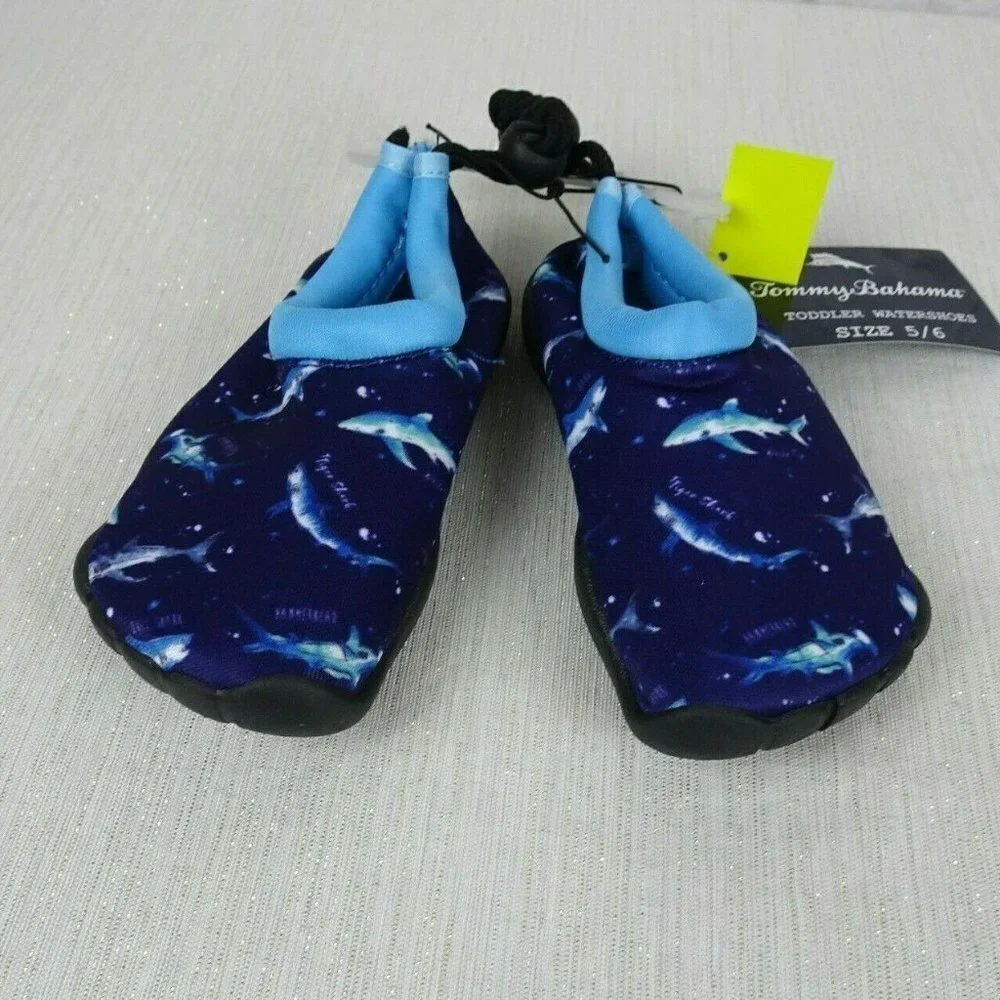 💰3/$25 New Tommy Bahama Water Shoes Swim Toddler 5/6 UPF 50+